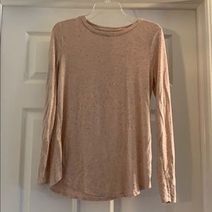 Light pink long sleeve tee Size Small